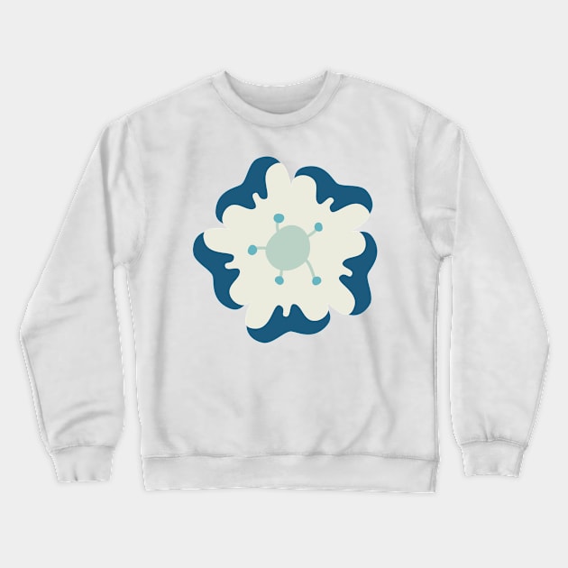 Ornamental Flower Crewneck Sweatshirt by Design Anbay